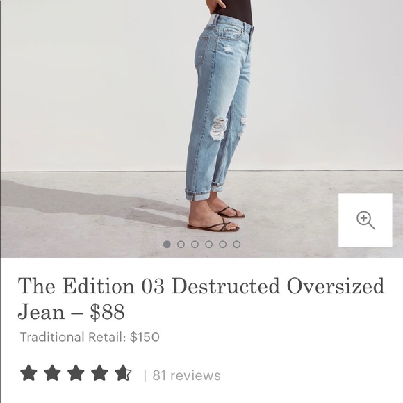 Everlane Denim - Everlane Edition 3 Distressed Jeans